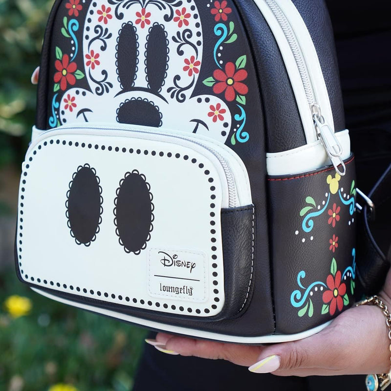 Loungefly Mickey Mouse Dia de los Muertos Sugar Skull Mickey Mini-Rucksack – Entertainment Earth Exc