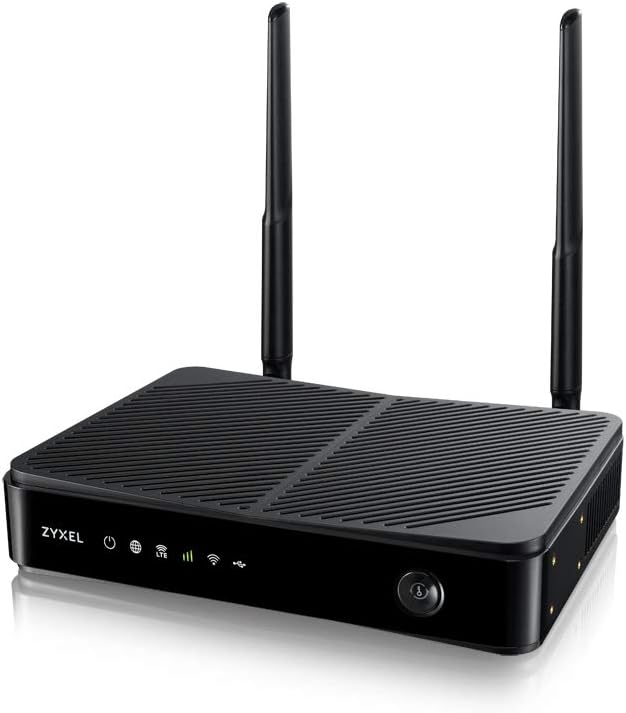 ZyXEL AC1200 4G LTE-WLAN-Indoor-Router mit SIM-Slot ohne SIM-Lock, 300 Mbit/s LTE-A, Keine Konfigura