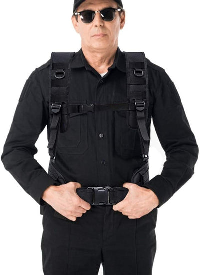 Tactical Vest, Harness Chest Waist Pack Taschen funktionale Taillen-Packs 600D für Airsoft Jagd Wand