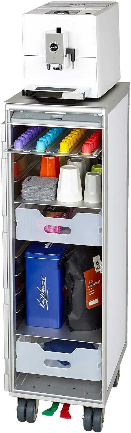 Ausstattungspaket Kaffeebar, Zubehör für Airline Trolleys, Kaffeebar-Möbel (Kunststoff, KSSU + Kaffe