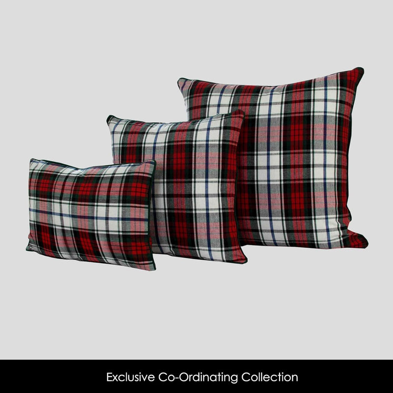 Homescapes Ösenvorhang Blickdicht Macduff Tartan Schottenmuster Dekoschal 2er Set Breite 137 x Länge