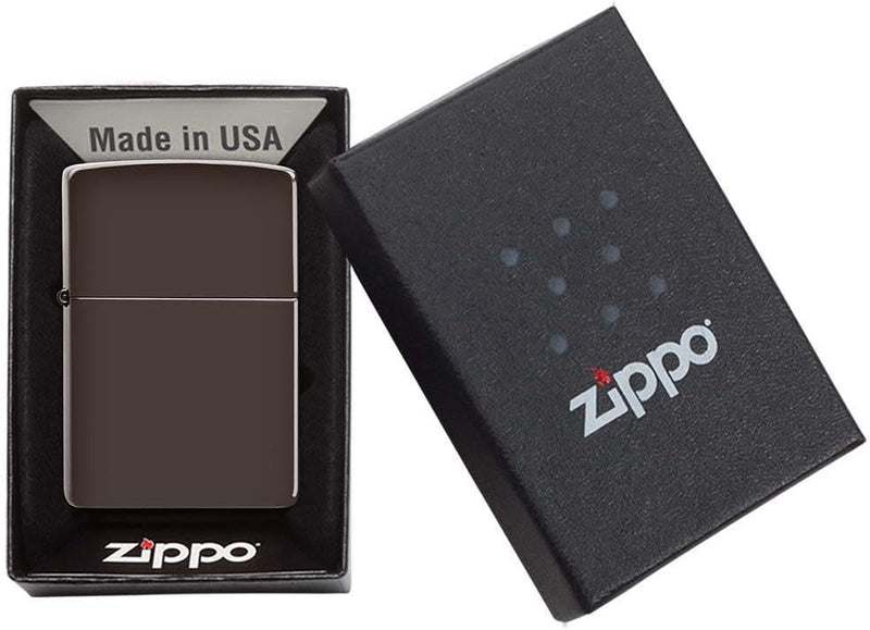 Zippo Farbige Feuerzeuge Braun Ohne Logo, Braun Ohne Logo