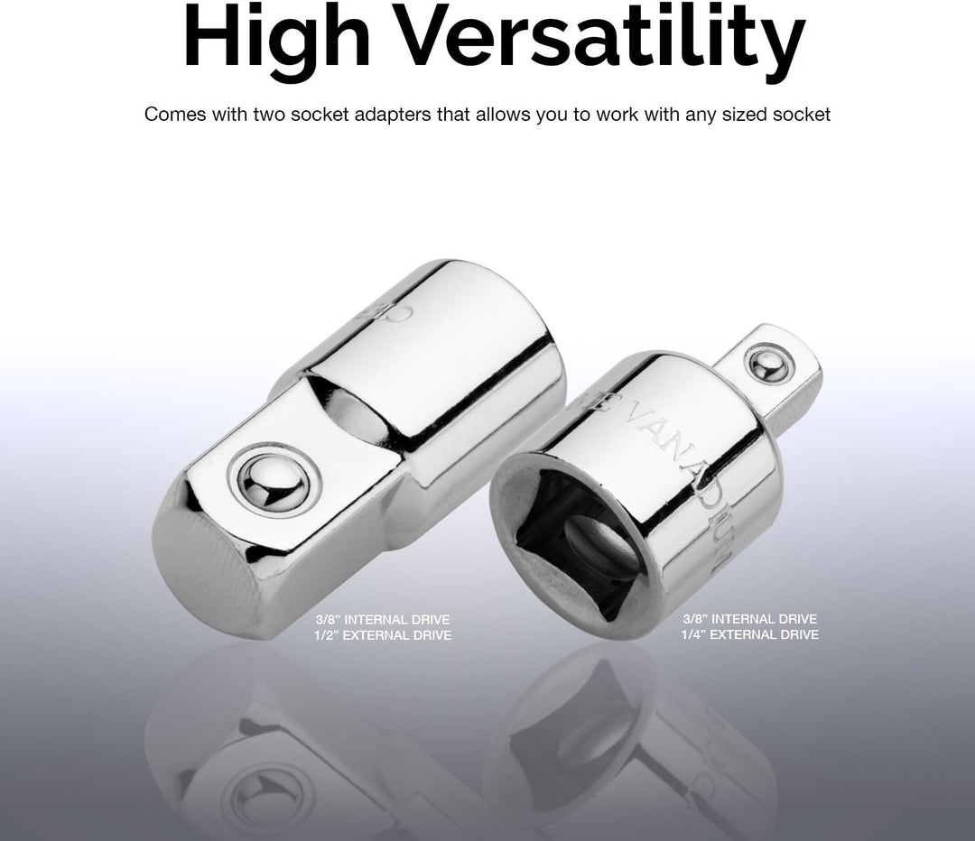 Neiko ¨ 01135A 3/8-Zoll-T-Griff-Schraubenschlüssel mit langer Reichweite | Chrom-Vanadium-Stahl