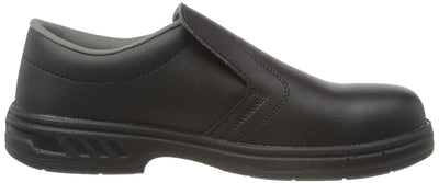 Portwest Steelite Sicherheitsslipper S2, Grösse: 44, Farbe: Schwarz, FW81BKR44 44 EU Schwarz, 44 EU