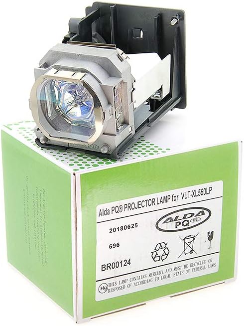 Alda PQ Premium, Beamer Lampe kompatibel mit MITSUBISHI XL1550, XL1550U, XL2550, XL550U, VLT-XL550LP
