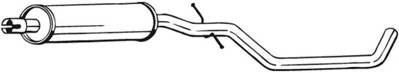 Bosal 283-655 Mittelschalldämpfer