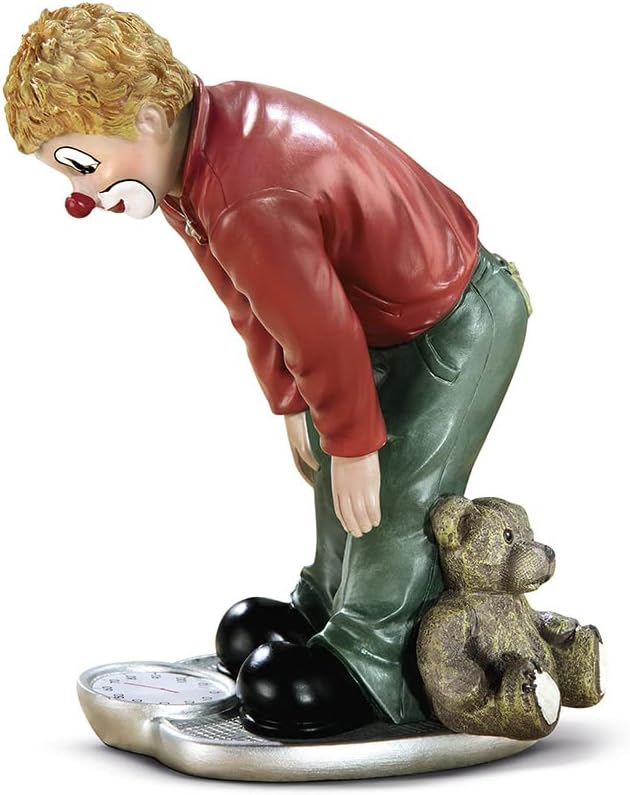 Gildeclown Figur Oh Schreck - Deko Figur und Sammlerstück Höhe 13 cm - handbemalt - in Geschenkkarto