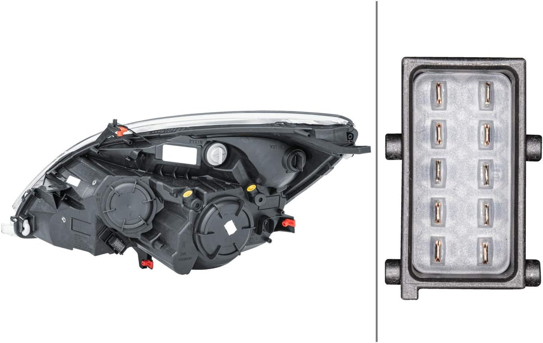 HELLA 1EJ 354 676-021 FF/Halogen-Hauptscheinwerfer - rechts - für u.a. Opel Meriva B Mpv (S10) Recht