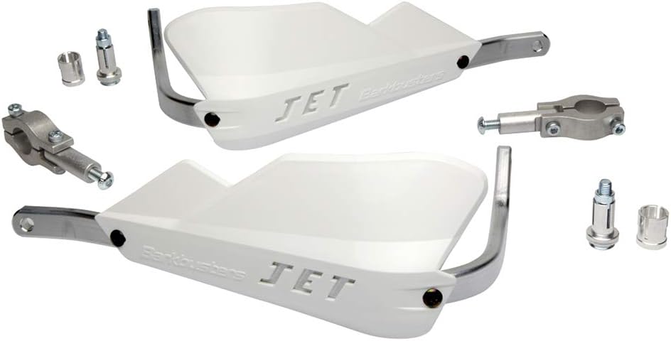 SW-MOTECH Barkbuster Jet 2-Punkt Handprotektoren 22mm weiss, Unisex, Multipurpose, Ganzjährig, Kunst