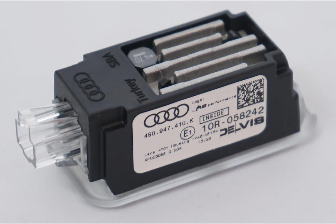 Audi 4S0947410K Projektor rechts Einstiegsbeleuchtung LED Projektion Türbeleuchtung, Schriftzug: RS