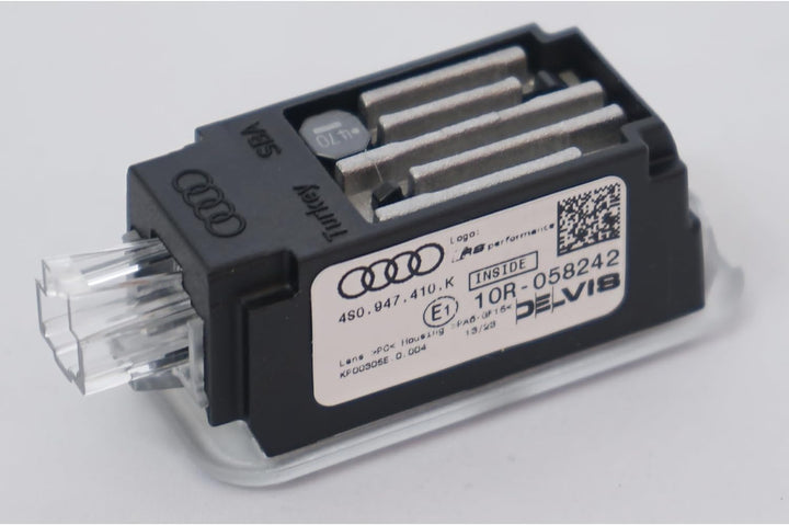 Audi 4S0947410K Projektor rechts Einstiegsbeleuchtung LED Projektion Türbeleuchtung, Schriftzug: RS