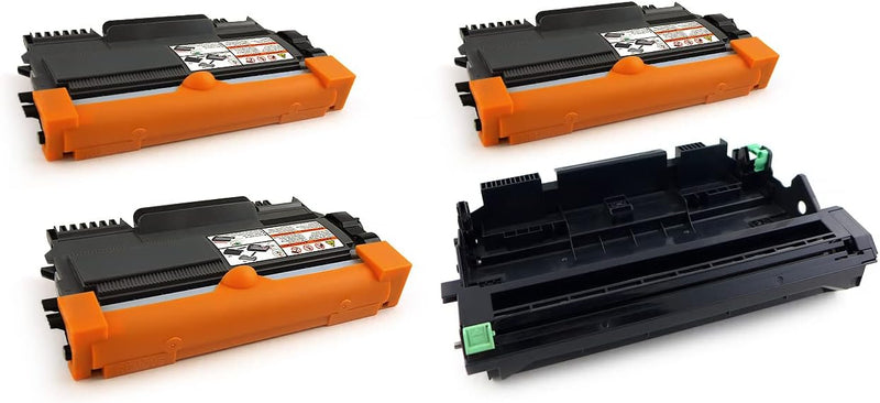 Green2Print 3X Toner, 1x Trommel 3X 2600, 1x 12000 Seiten ersetzt Brother DR-2200, TN-2220 passend f