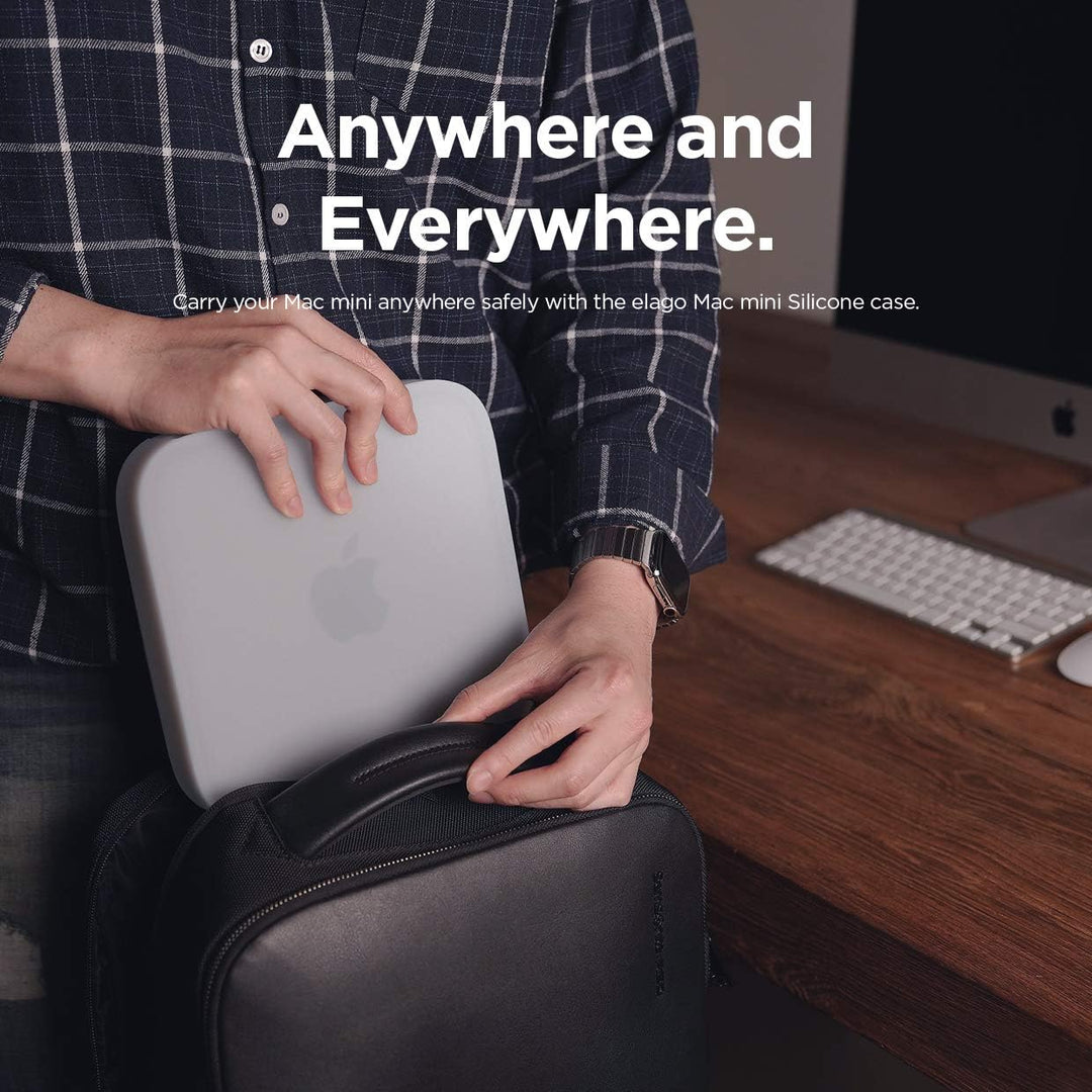 elago Silikonhülle Kompatibel mit Apple Mac Mini M2, M2 Pro [2023] Kompatibel mit Mac Mini M1 [2020]