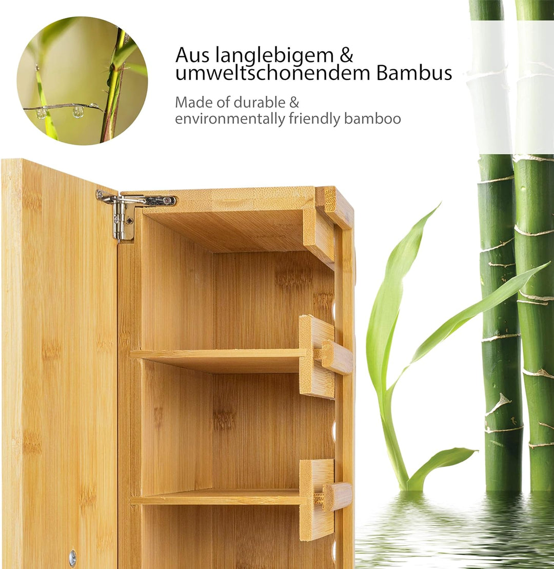 ONVAYA® Teebox aus Holz | Teekiste mit 6 Fächern | Teebeutelbox für ca. 200 Teebeutel | Tee Aufbewah
