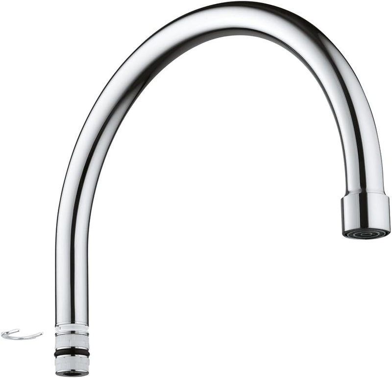 GROHE C- Auslauf (schwenkbar, für Eurosmart 2015 Einhand- Spültischarmaturen), chrom, 13371000