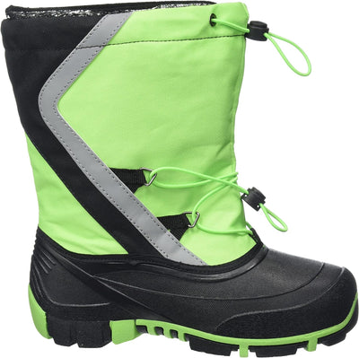 KangaROOS Unisex Kinder Kanga-Bean Iii Stiefel 28 EU Lime Jet Black, 28 EU Lime Jet Black