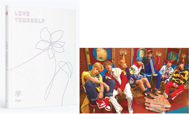 BTS Album „Love Yourself: Her“ von der Band Bangtan Boys, E-Version des Albums, CD + Poster + Fotobu