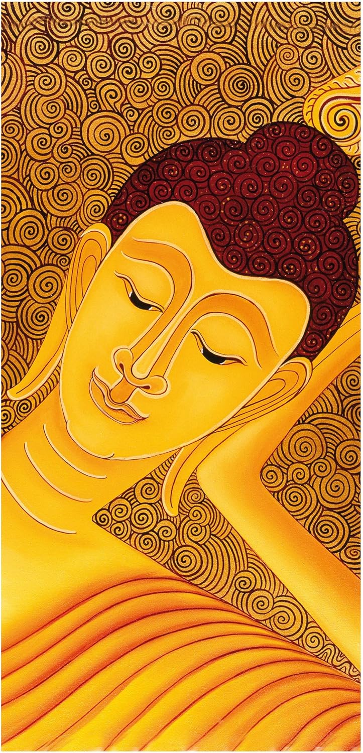 Bilderwelten Raumteiler Shanghai Buddha 250x120cm inkl. transparenter Halterung, inkl. transparenter