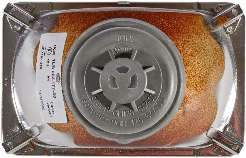 HELLA - Halogen-Scheinwerfereinsatz, Hauptscheinwerfer - 12/24V - 1LB 003 177-301