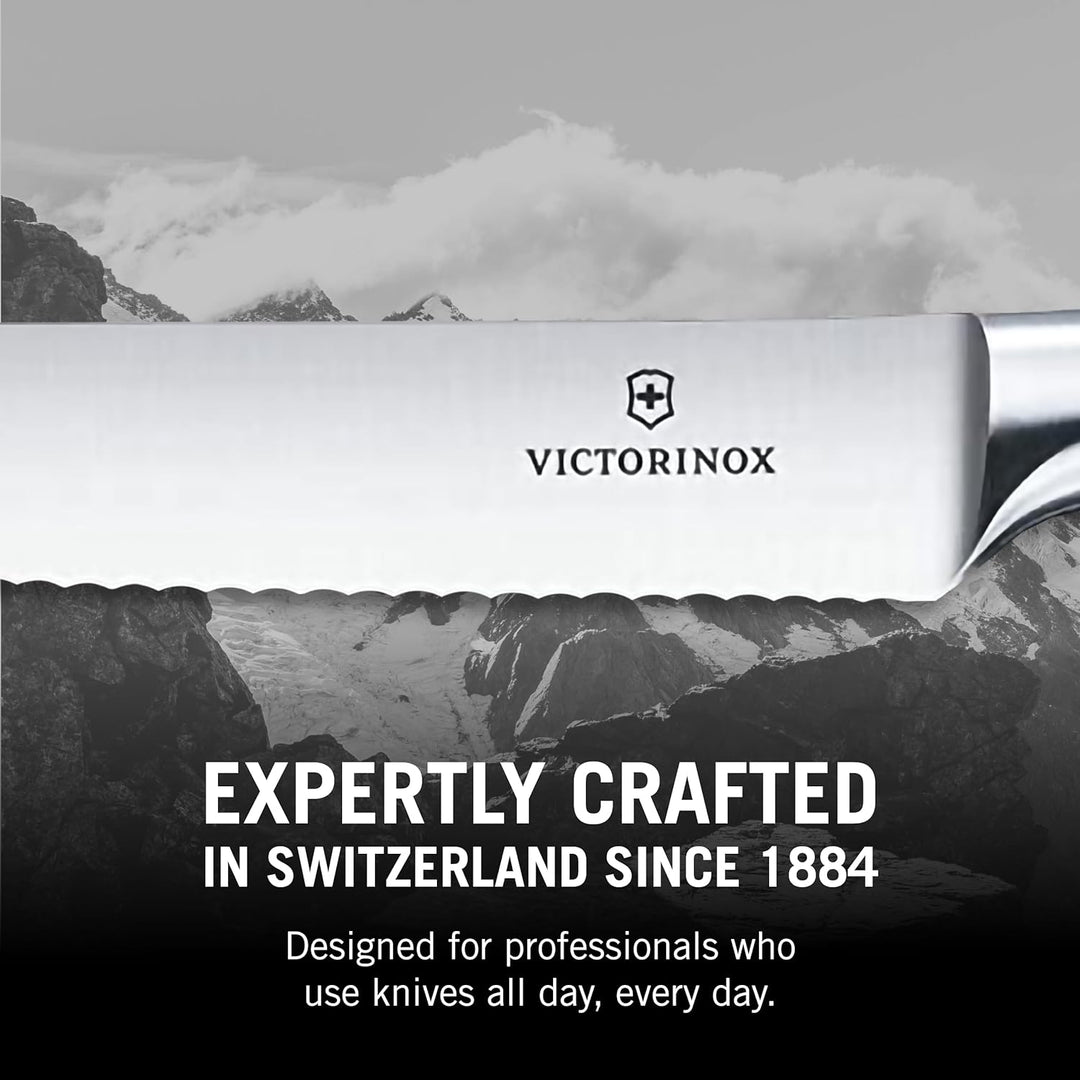 Victorinox, Grand Maître, Profi Steakmesser-Set, 2-teilig, Extra Scharfe Klinge, Wellenschliff, 12 c