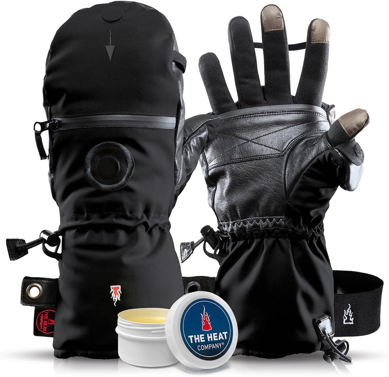 THE HEAT COMPANY - Heat 3 SMART – Die Handschuh Innovation – Handschuhe & Fäustlinge in Einem: Fäust