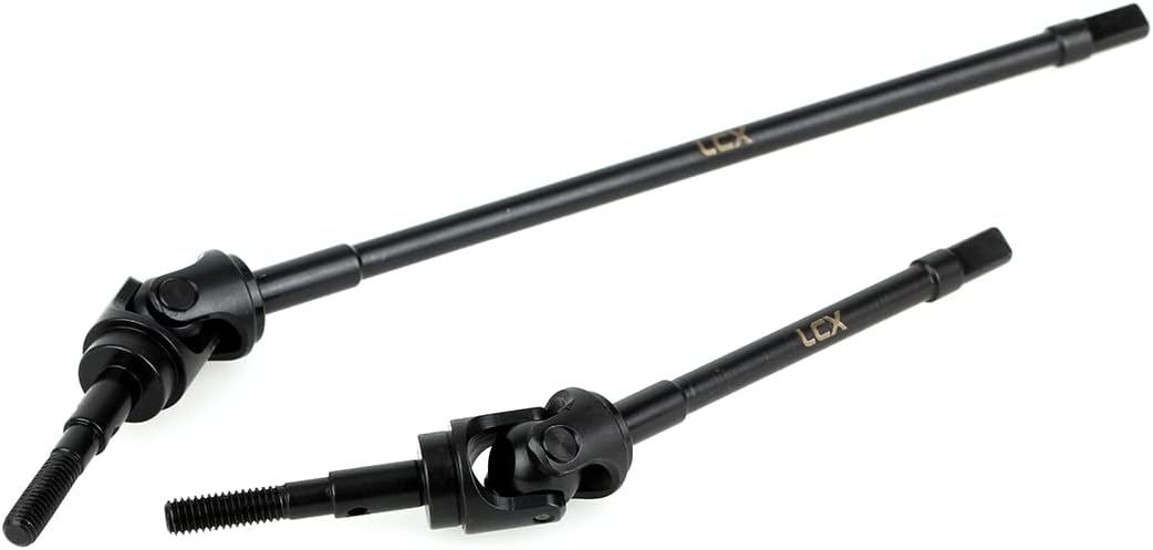 LCX 1/10 RC Crawler Auto gehärteter Stahl CVD Frontantriebswelle AR60 OCP Universal-Achsen-Set für a