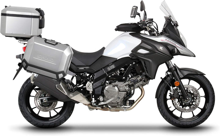 S0vs694p - seitliche taschen halterungen, dübel, befestigungen 4p system kompatibel mit suzuki vstro