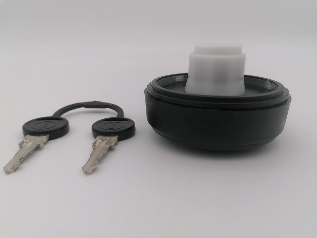 CR-MOESANCO® Schwarzer Wassertankdeckel für Wohnwagen, mit 3 versenkten Griffen, Wassereinlass mit R