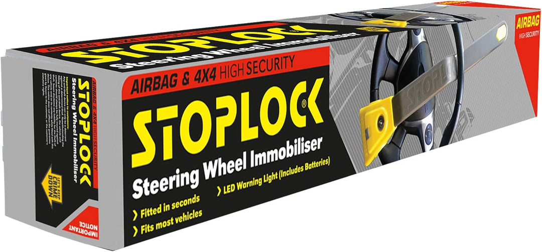 Stoplock HG 134-66 Lenkrad-Wegfahrsperre Airbag 4x4, für Pkw, sichere Diebstahlsicherung mit Schlüss