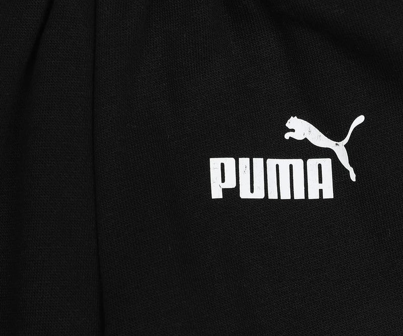 PUMA Unisex Kinder Minicats Ess+ Crew Jogger Fl Trainingsanzug 92 Puma Black, 92 Puma Black