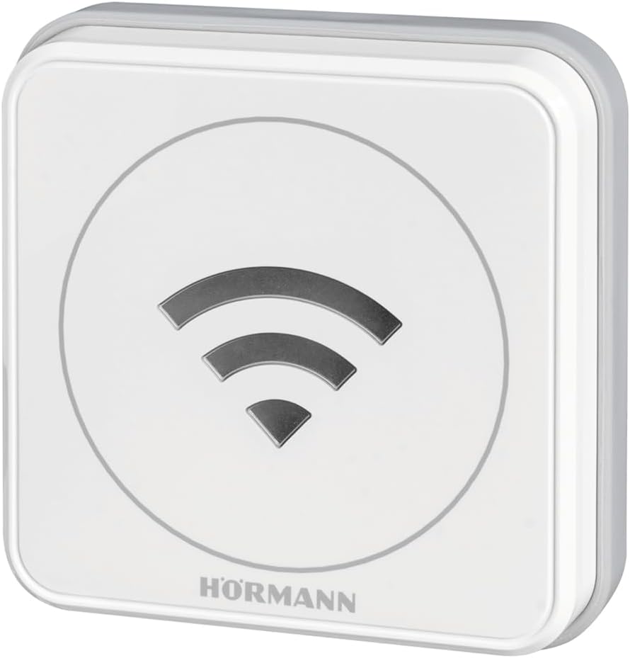 Hörmann WLAN-Gateway inklusive Adapter (für Garagentore, 24 V, Weiss, zahlreiche Funktionen, Smart H