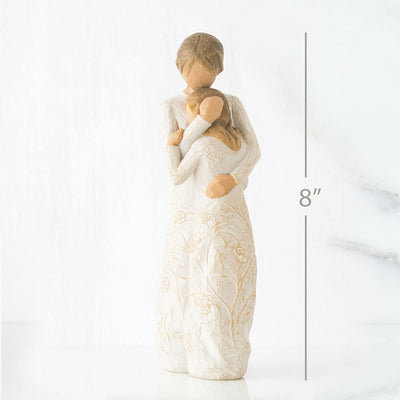 Enesco Willow Tree 26222 Figur Mir Nahestehend, 6,4 x 3,8 x 20,3 cm, Natur Einzelbett, Einzelbett
