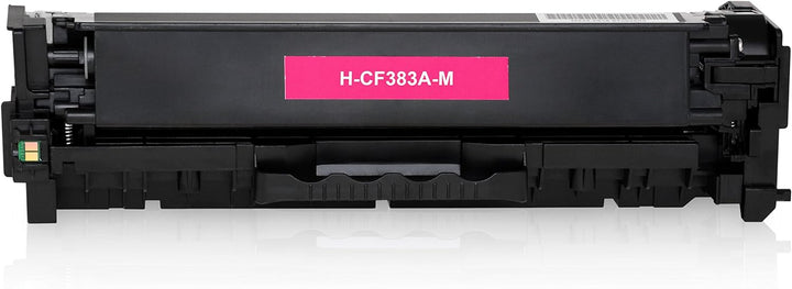 Kineco 4 Toner kompatibel mit HP CF-380X CF380X CF381A CF382A CF383A Laserjet Pro MFP M470 Series M4