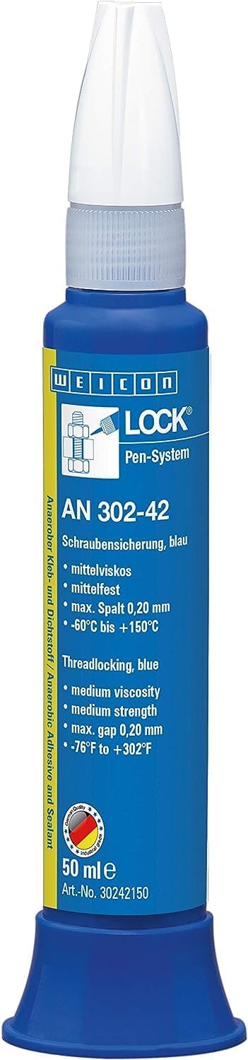 WEICONLOCK AN 302-42 200 ml Schraubensicherung für Gewinde mit Dosierspitze 50 ml, 50 ml