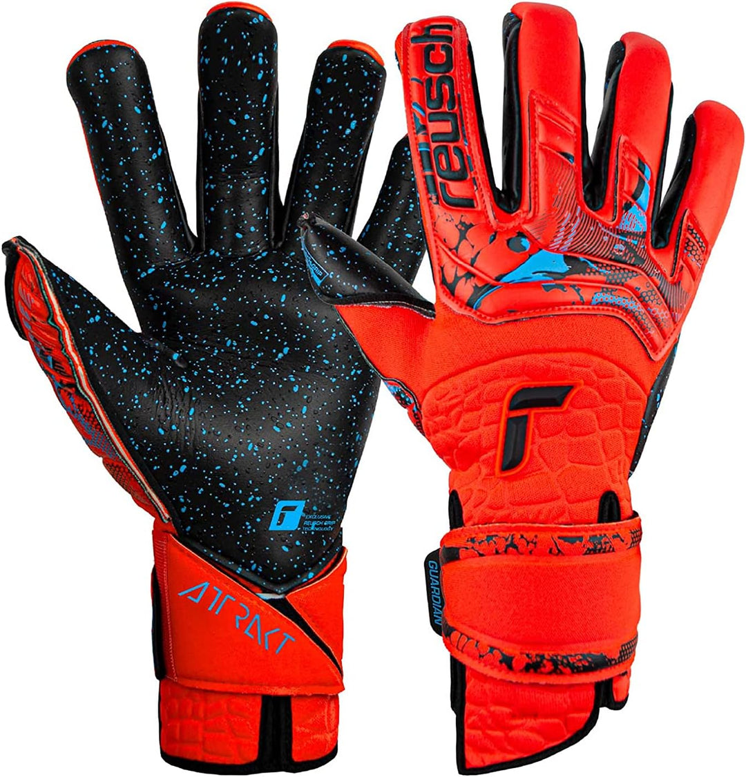 Reusch Unisex – Erwachsene Torwarthandschuhe Attrakt Fusion Guardian Adaptiveflex mit Hervorragendem