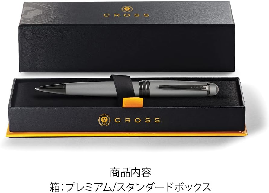Cross Bailey Kugelschreiber (Drehmechanik, Schreibfarbe schwarz, Strichstärke M, inkl. Premium-Gesch