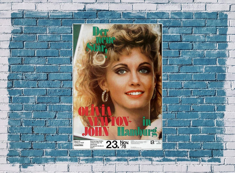 Olivia Newton-John - Totally Hot, Hamburg 1978 » Konzertplakat/Premium Poster | Live Konzert Veranst