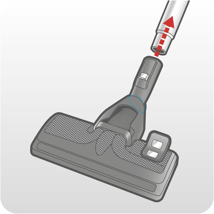 Rowenta Brosse Tous sols Pour aspirateur traineau ZR904801 Alle Bodenbürste, Schwarz