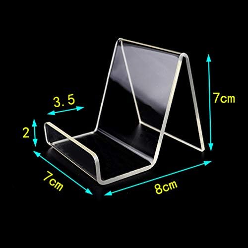 Plexiglas Display Halter Klar Acryl Display Ständer Transparent Buch Display Ständer für Schuhe Tele