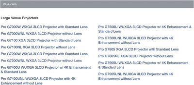 Epson UHP 400 W Lampenmodul für Projektor EB-G7000 – Metallic