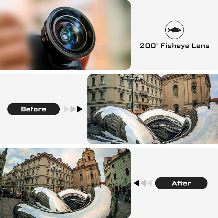 Freewell 200° Fischaugenobjektiv für Sherpa-Serie & Samsung - Erfassen Sie die Welt mit Einer unverw