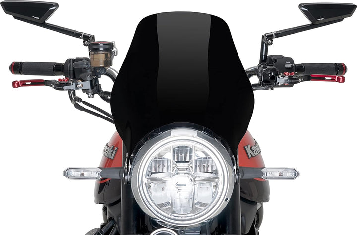 Puig 0869N Windschutzscheibe Naked Schwarz, Schwarz