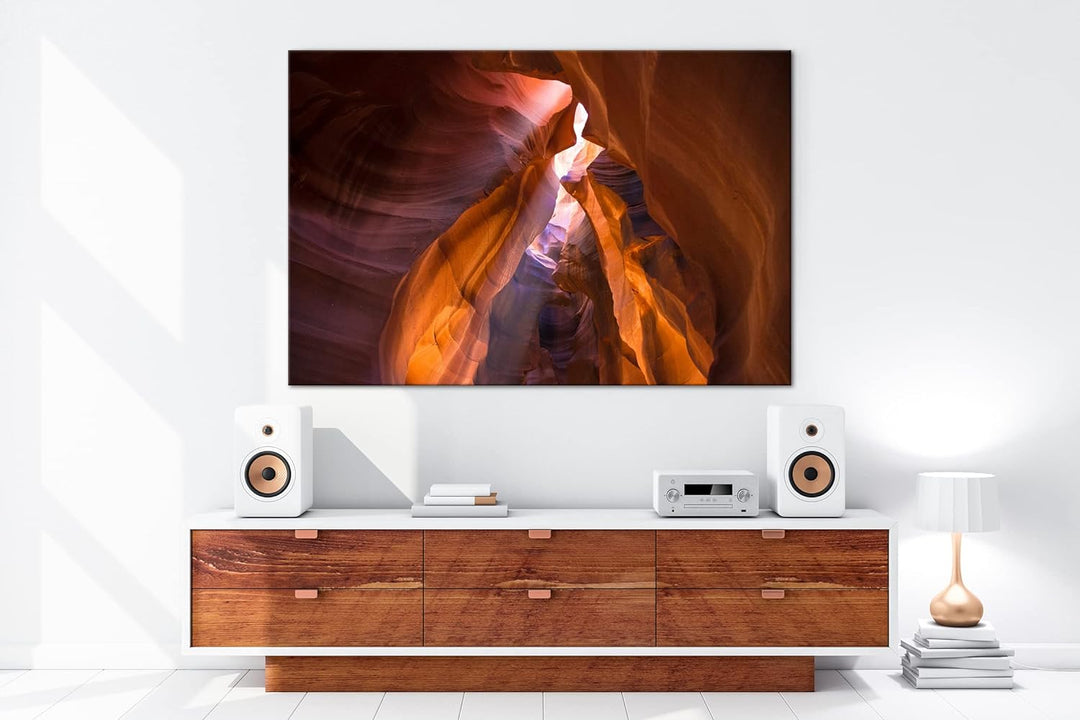 deyoli bezaubernde Höllen von Arizona Format: 80x60 als Leinwand, Motiv fertig gerahmt auf Echtholzr