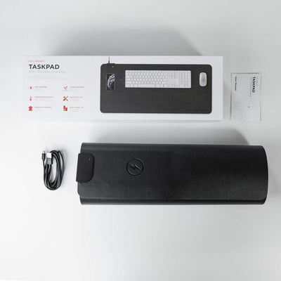 KeySmart TaskPad - Wireless und Drahtlose Schreibtischunterlage für drahthlose Aufladen ihres Comput