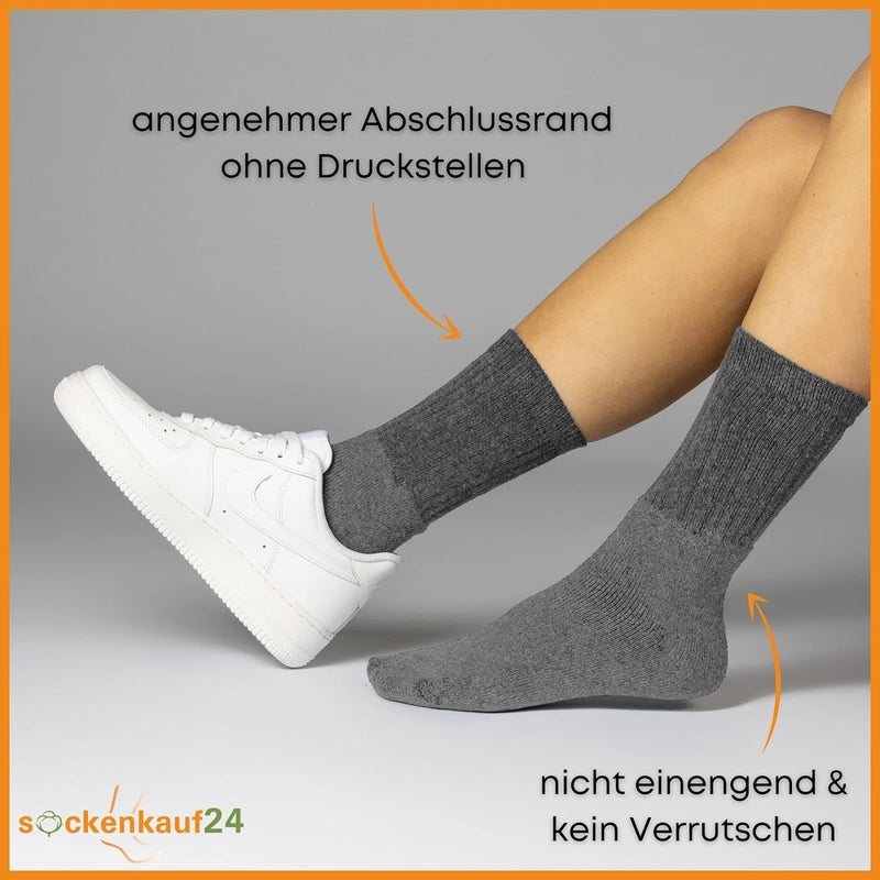 10 | 20 | 30 Paar Sportsocken Tennissocken Arbeitssocken Herren & Damen Socken Baumwolle 35-38 10 Pa