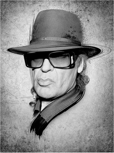 Bilderwelten Leinwandbild UDO Lindenberg - Strassenkoeter - Viva Con Agua 4:3, 80 x 60cm 80cm x 60cm