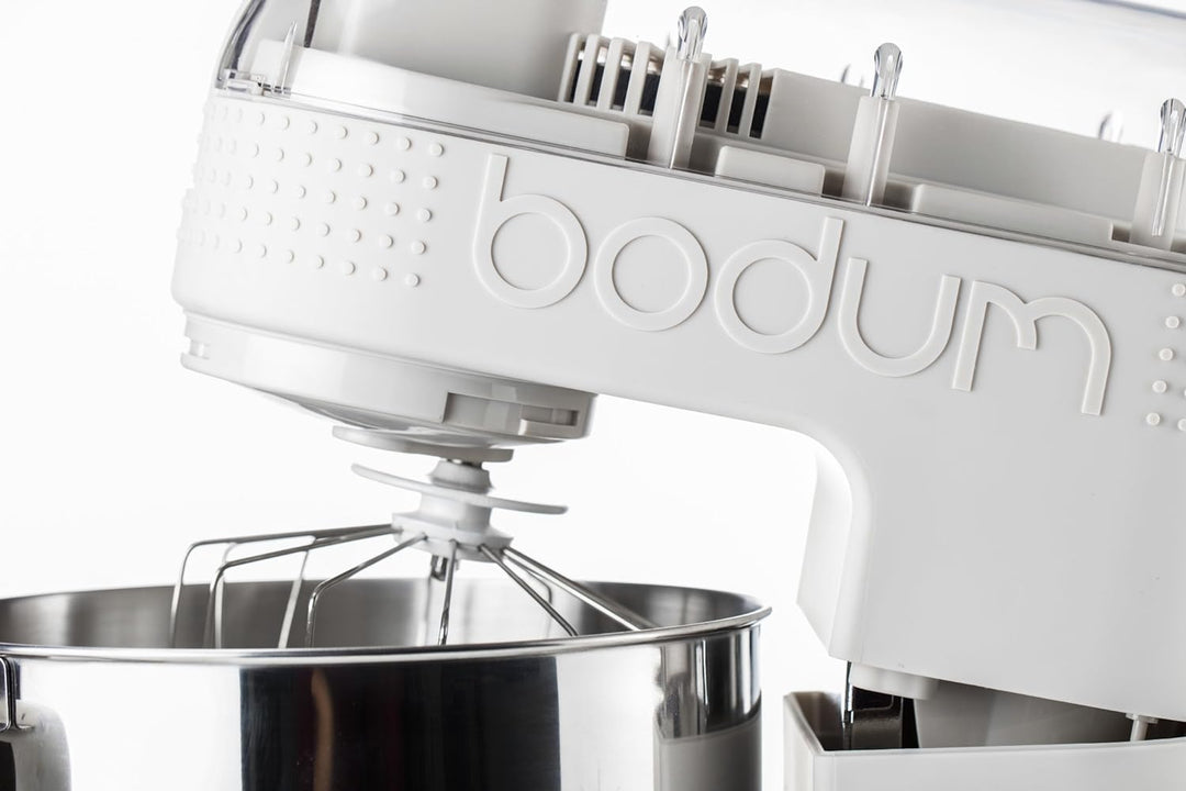 Bodum Bistro Elektrische Küchenmaschine, 4.7 l, 4.7 liters, Weiss, Weiss