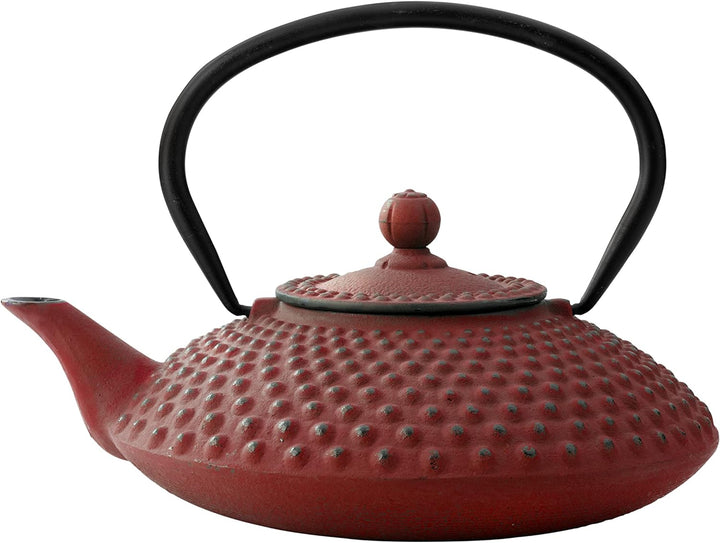 Bredemeijer G002R Teekanne, Edelstahl, rot, 20 x 10 x 10 cm