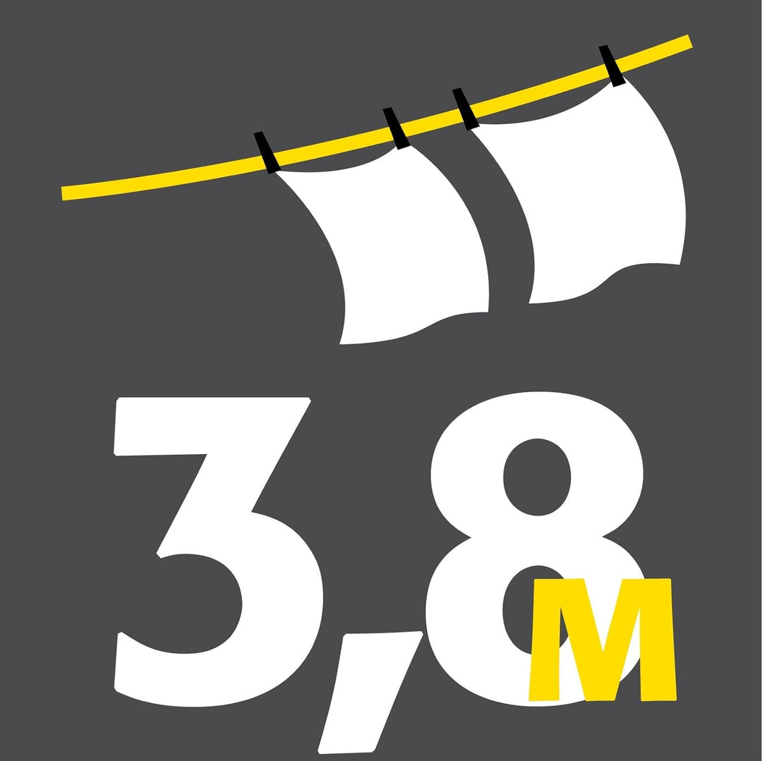 Juwel Wäschetrockner Ruck Zuck 60 (Wandtrockner ausziehbar, Trockner für innen und aussen, Tragkraft