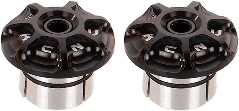 Kcnc Bar End Cap MTB Fahrrad Kappe 18-25mm Schwarz Rot Blau Gold Silber Grün, Schwarz